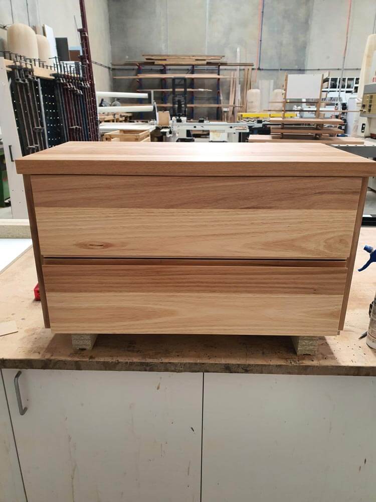 Spotted Gum Flat-Panel Vanity - Image 4