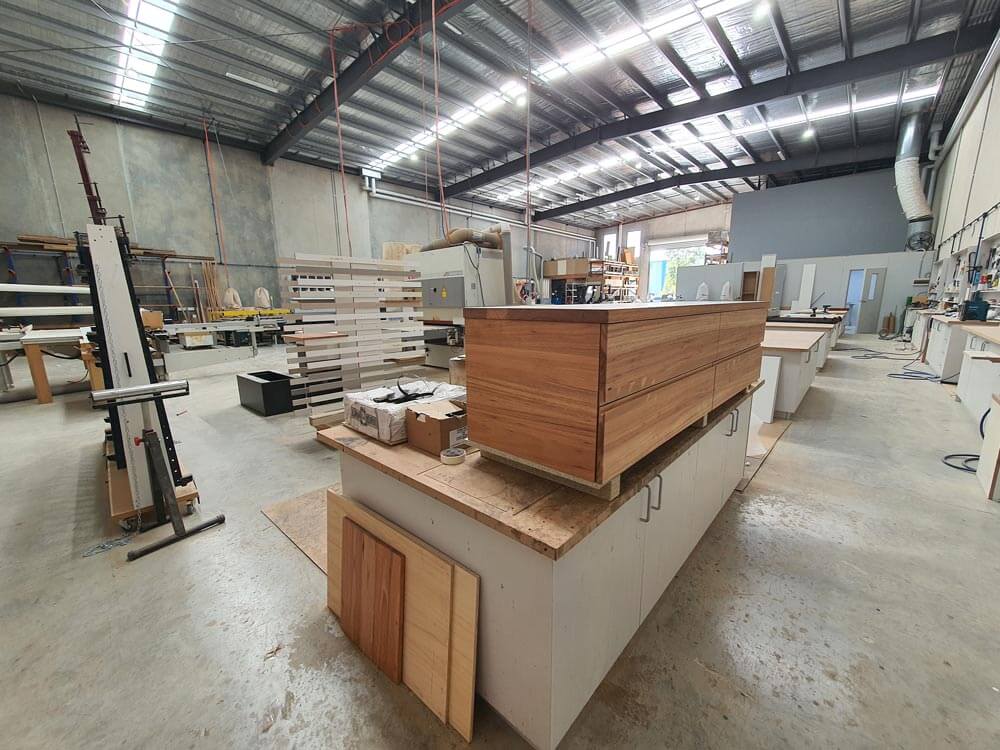 Spotted Gum Flat-Panel Vanity - Image 3