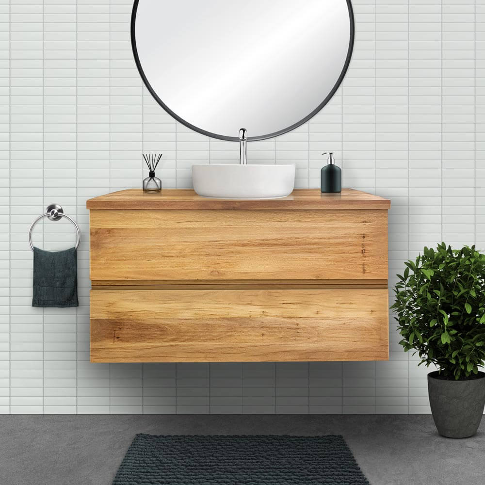 Blackbutt Flat-Panel Vanity